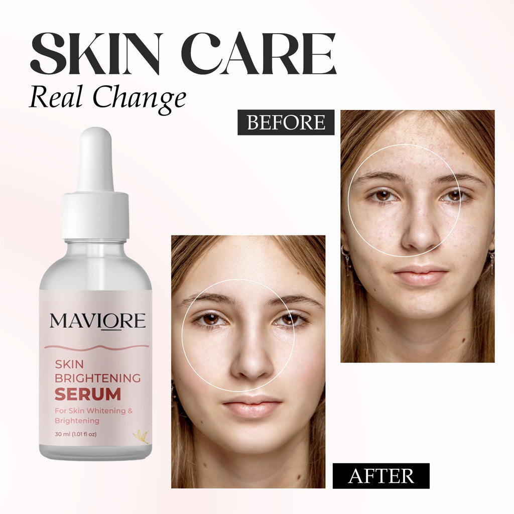 Maviore Skin Brightening Serum, For Skin Whitening & Brightening, 30ml (1.01 fl oz)